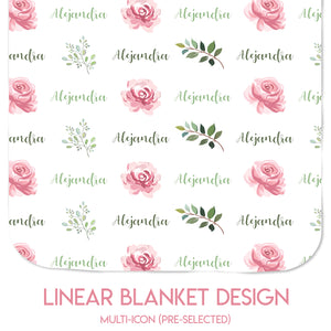 Soft Florals - Blanket