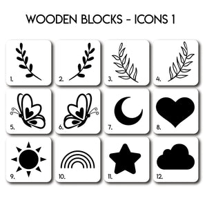 Wooden Name Blocks
