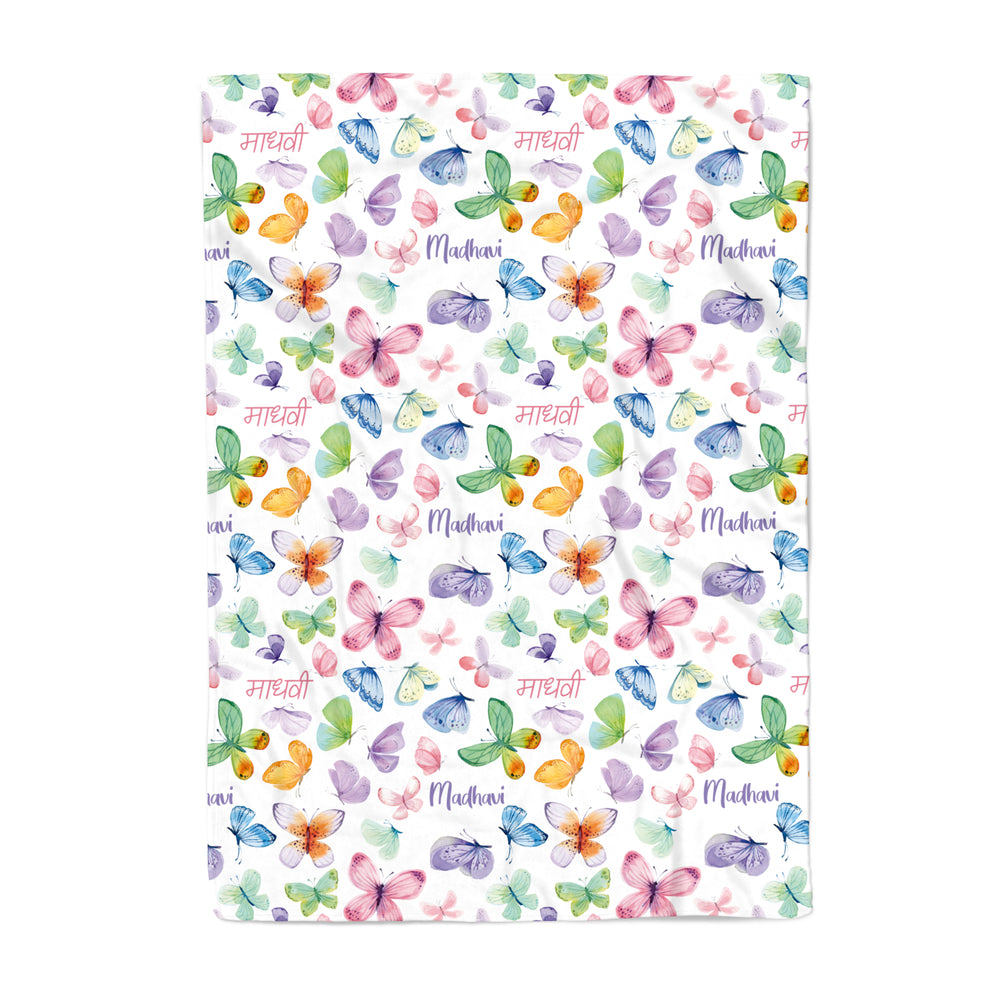 Butterfly Dance - Minky Blanket