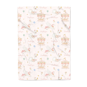 Carousel Ride - Minky Blanket