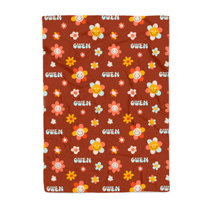 Groovy Daisies - Minky Blanket