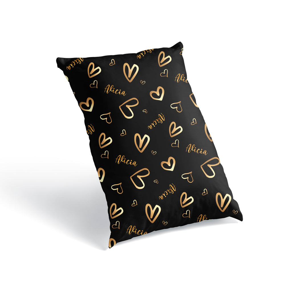 Golden Hearts - Pillow