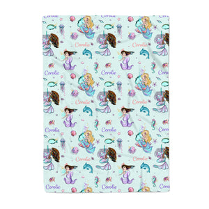 Mermaid Dreams - Minky Blanket