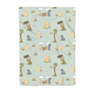 Winnie the Pooh - Pooh & Friends - Minky Blanket