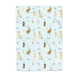 Winnie the Pooh - Up, Up & Away! - Minky Blanket