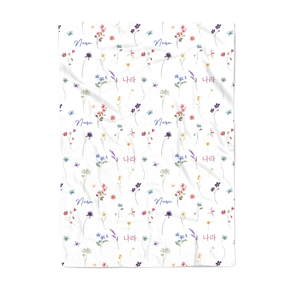 Wildflowers - Minky Blanket