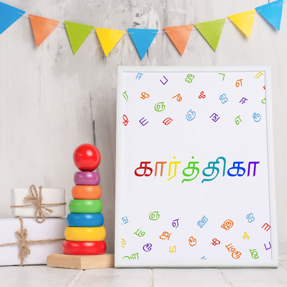 
            
                Load image into Gallery viewer, Tamil Alphabet - Art Prints
            
        