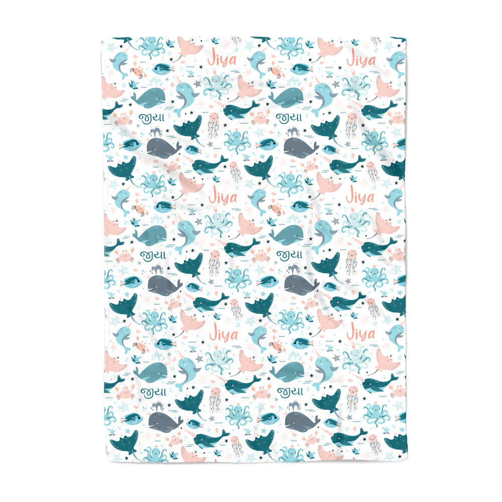 Sea Creatures - Blanket
