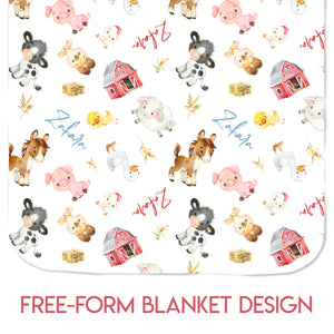 Farm Animals - Blanket