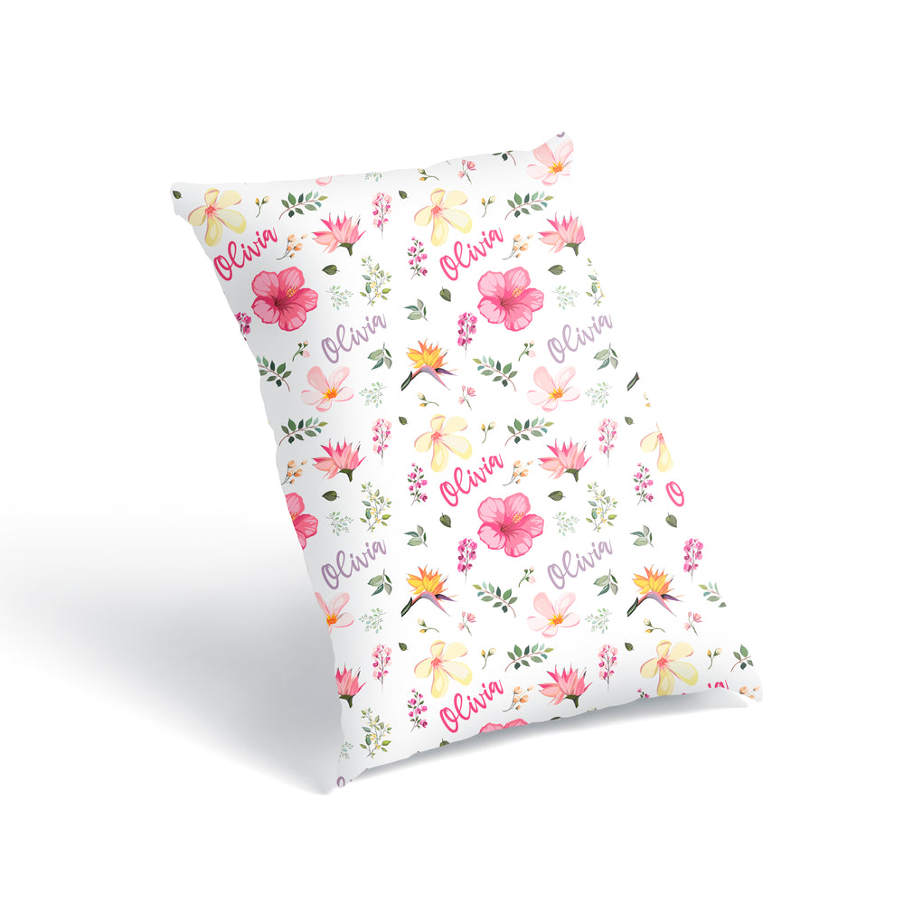 Tropical Florals - Floor Pillow