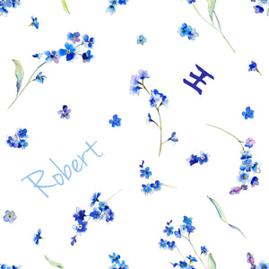
            
                Load image into Gallery viewer, Forget-Me-Nots - SHINING LIGHT SERIES - Floor Pillow
            
        