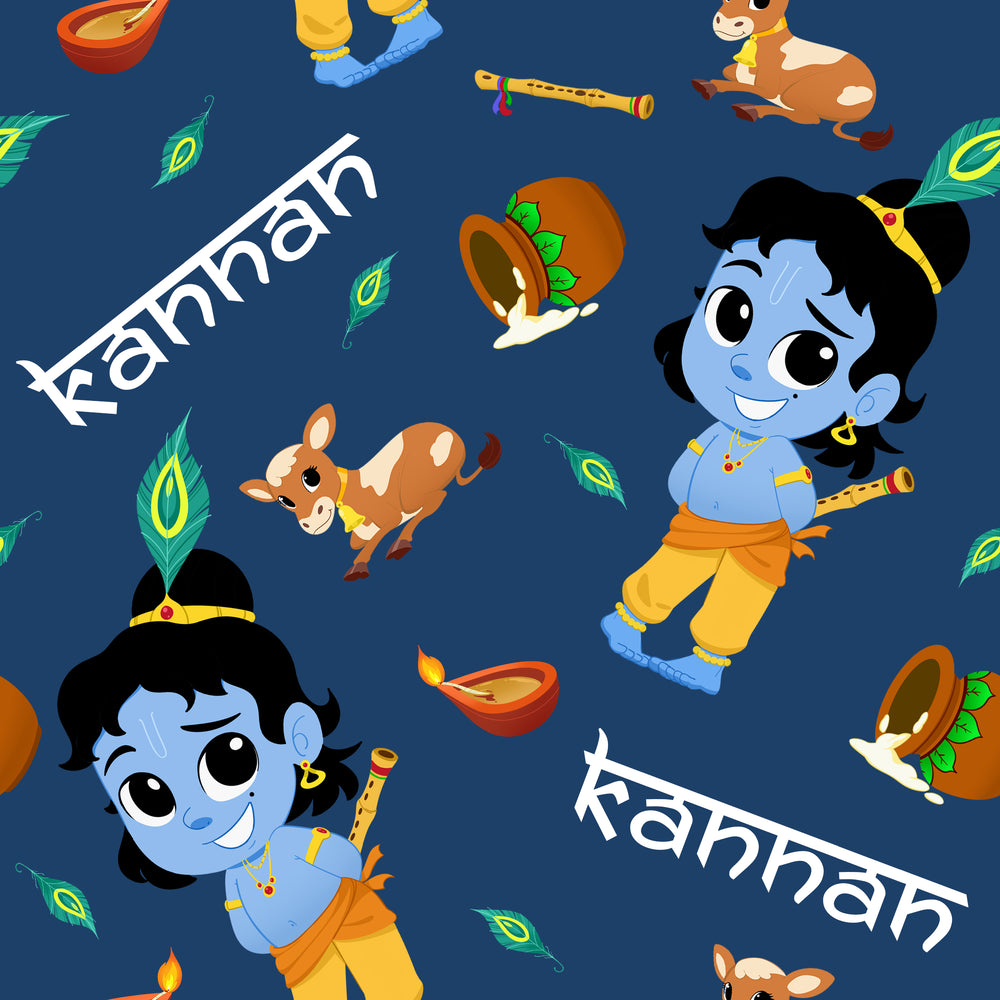 
            
                Load image into Gallery viewer, Little Krishna - Decorative Pillow
            
        