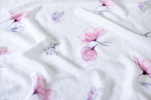 
            
                Load image into Gallery viewer, Delicate Peonies - Bamboo Cotton Muslin Blanket
            
        