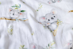 Koala Bears - Bamboo Cotton Muslin Blanket