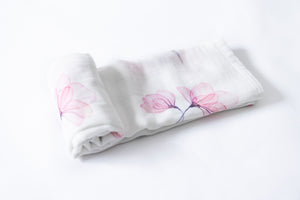 
            
                Load image into Gallery viewer, Delicate Peonies - Bamboo Cotton Muslin Blanket
            
        