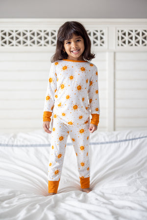 Sun & Stars Geometric - Bamboo Viscose Pyjamas