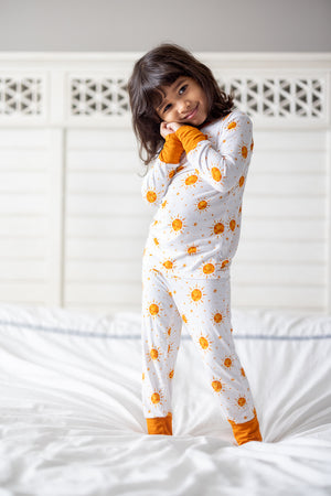 Sun & Stars Geometric - Bamboo Viscose Pyjamas