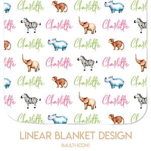 Safari Animals - Blanket