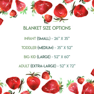 Strawberries - Blanket