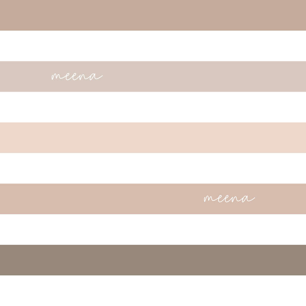 MINIMALIST COLLECTION - Stripes - Floor Pillow (7 Colour Palette Options)