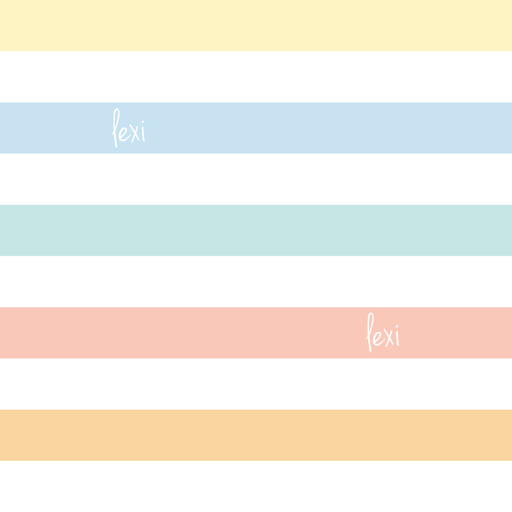 MINIMALIST COLLECTION - Stripes - Blanket (Seven Colour Palette Options)