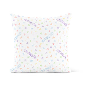 English Alphabet - Decorative Pillow