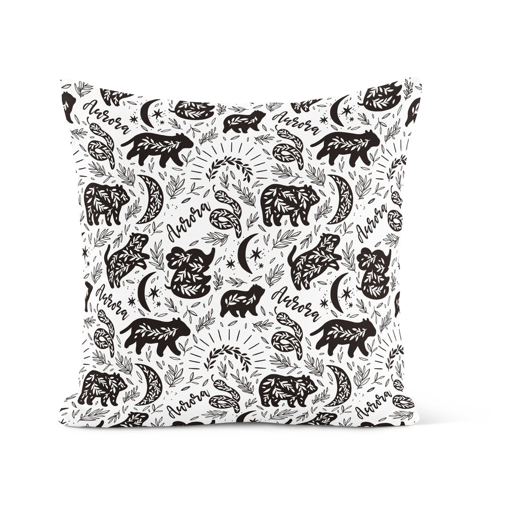 Boho Woodland Animals - Decorative Pillow