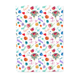 
            
                Load image into Gallery viewer, Vibrant Florals - Blanket
            
        